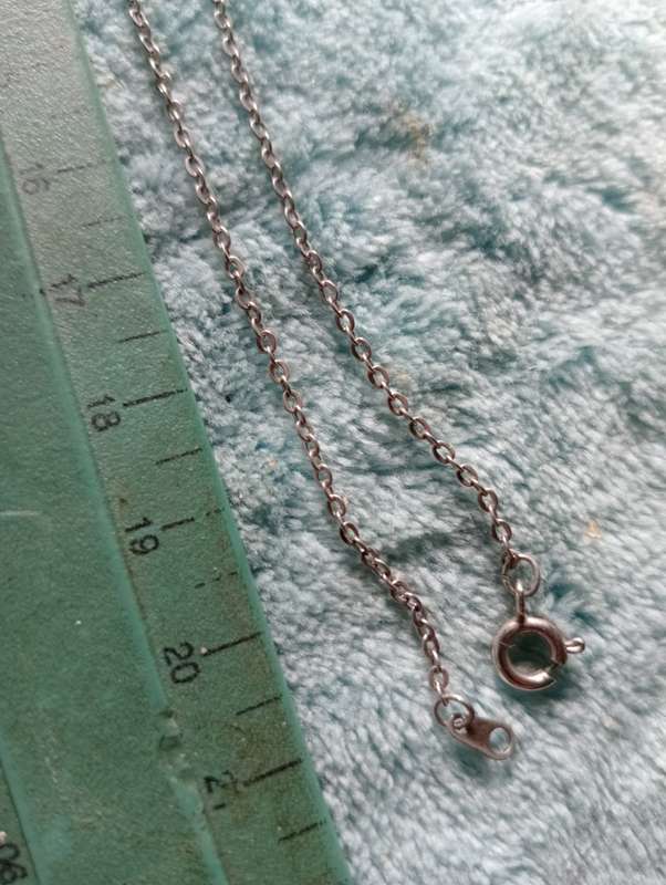 VINTAGE 925 43CM STERLING SILVER CHAIN