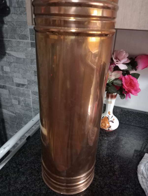 VINTGE LONG BRASS PLANTER