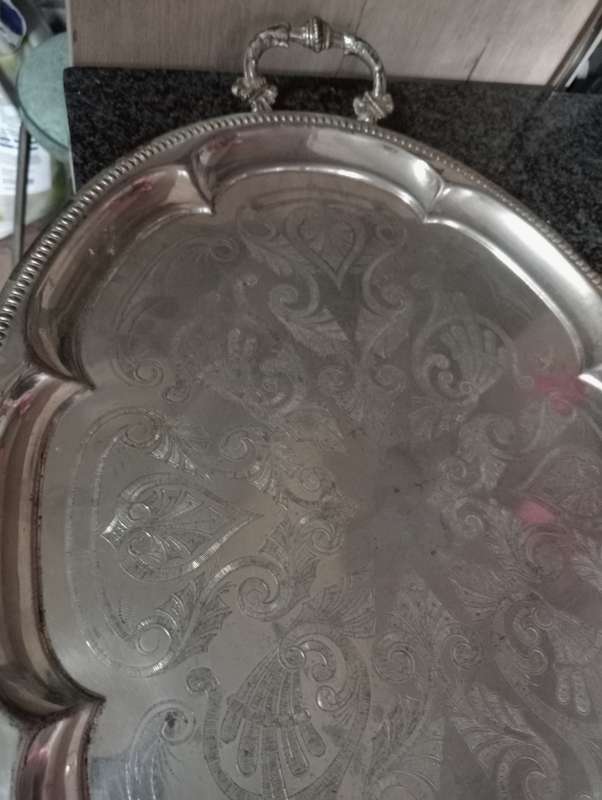 VINTAGE SILVERPATED TRAY