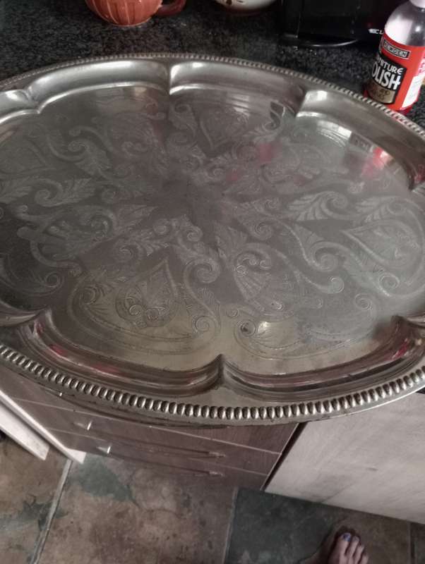 VINTAGE SILVERPATED TRAY