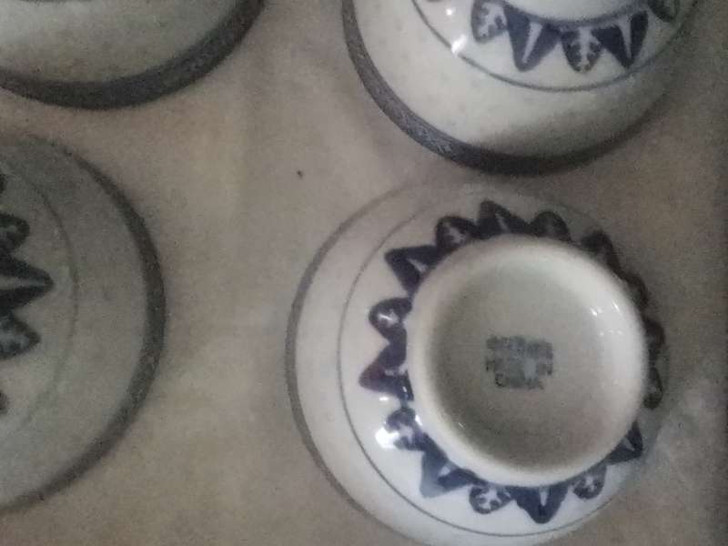 6 COLLECTABLE  CHINA DRAGON RICE  BOWLS