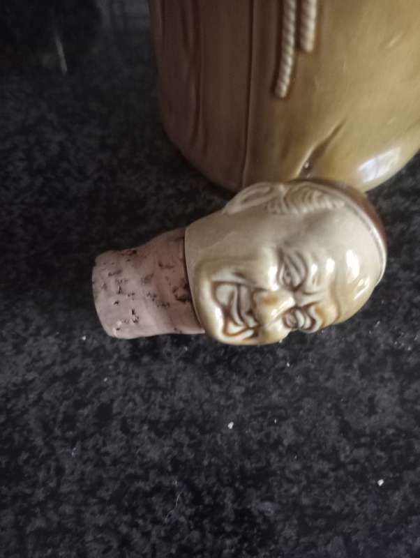 ANTIQUE RARE ABBOTS SCOTCH WHISKEY DECANTER