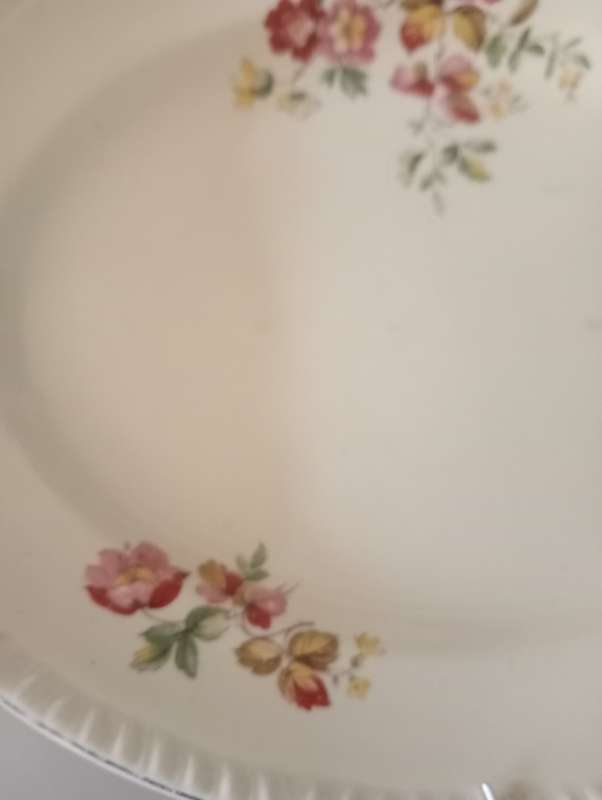 ANTIQUE SWINNERTON STAFFORDSHIRE ENGLAND OVAL WALL PLATE