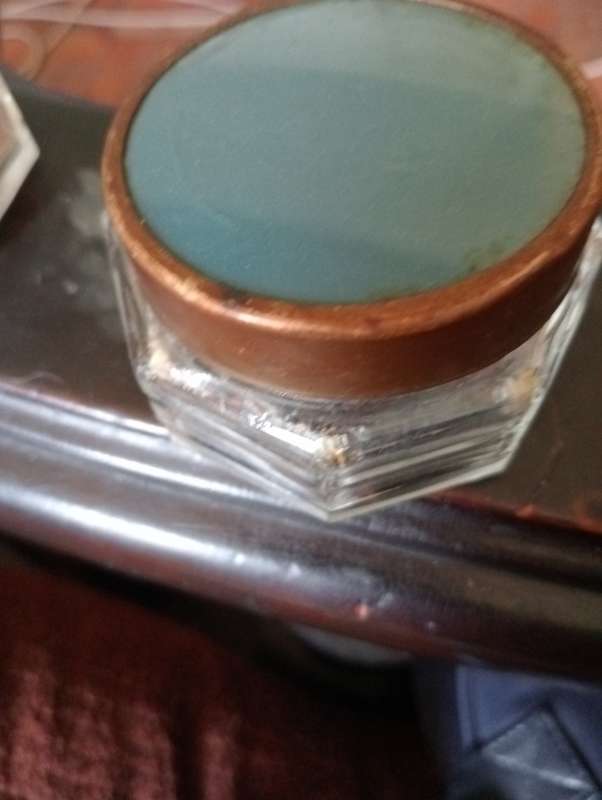 2 ANTIQUE POWDER TINS WITH LIDS