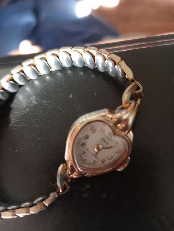 VINTAGE ORIS HEART SHAPE WATCH