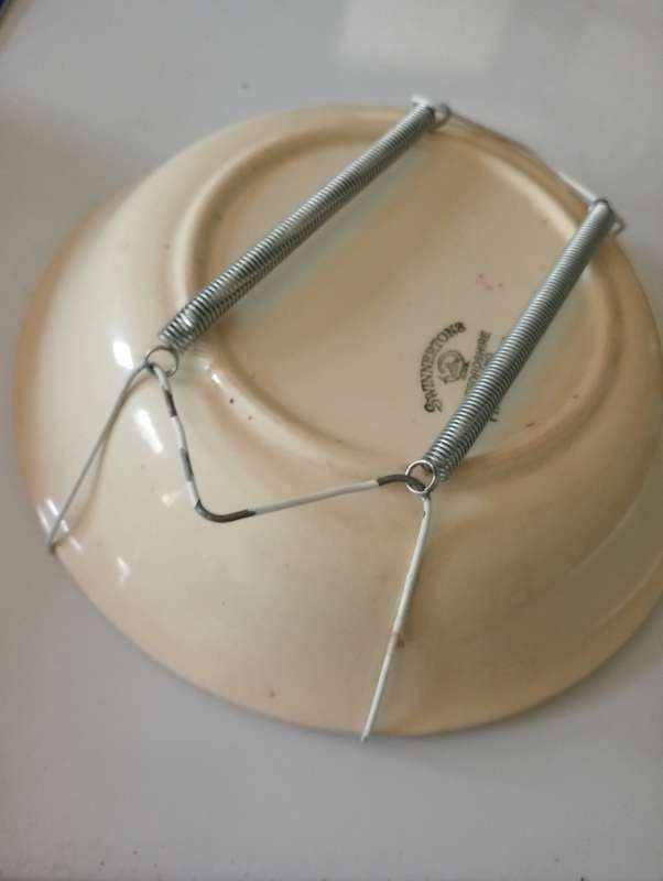 ANTIQUE SWINNERTON STAFFORDSHIRE ENGLAND WALL PLATE WITH HANGER