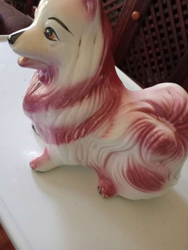 VINTAGE BIG DOG ORNAMENT