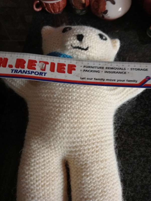 VINTAGE BIG HANDMADE TEDDY