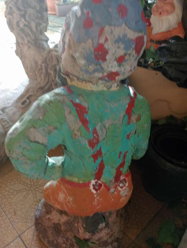VINTAGE BIG GARDEN GRANDP GNOME