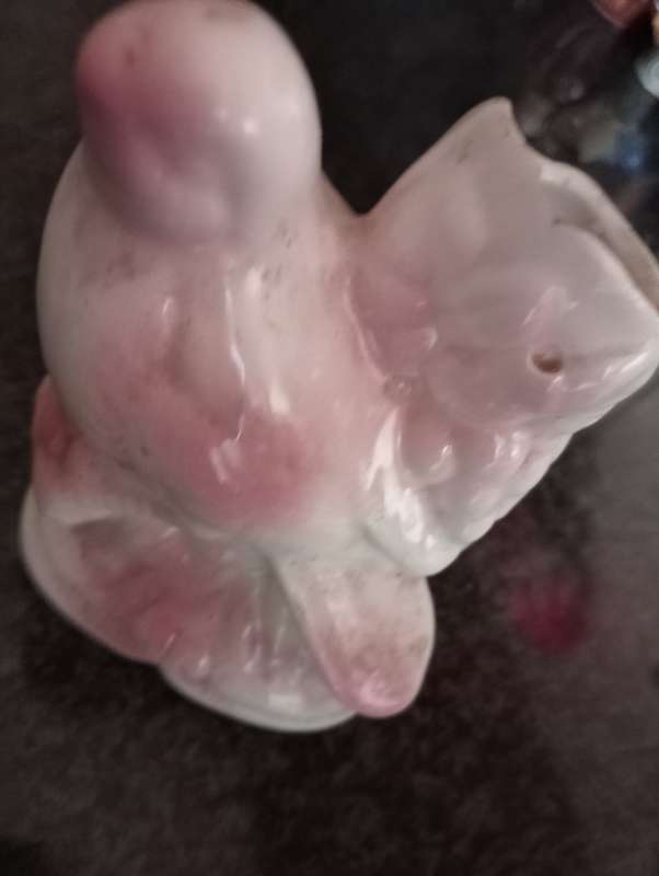 VINTAGE SMALL BIRD FLOWER VASE
