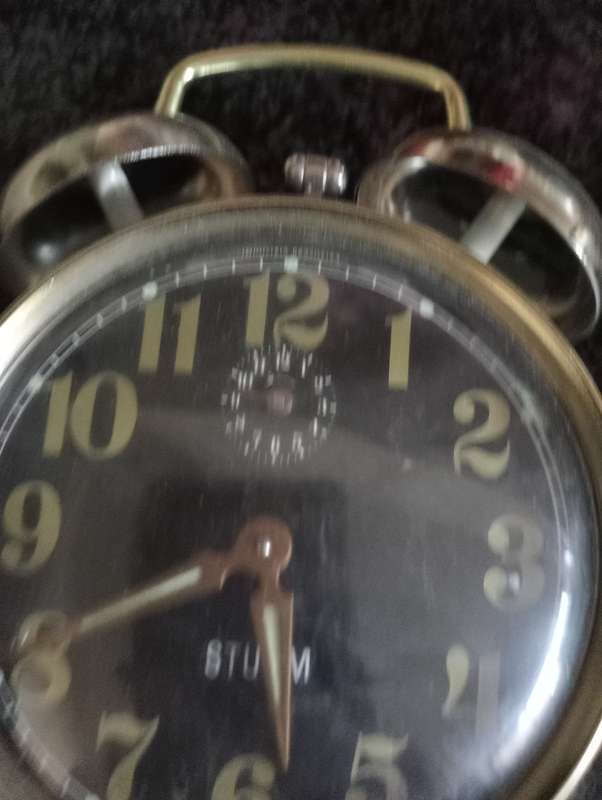 VINTAQGE BRASS STURM ALARM CLOCK