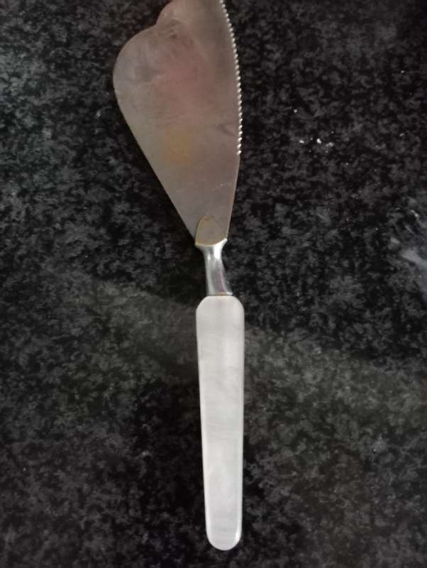 VINTAGE CAKE LIFTER PEARL HANDLE