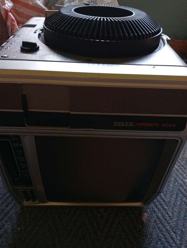 VINTAGE TELEX CARAMATE 4000 1986 MODEL SLIDE VIEWER AND PROJECTOR