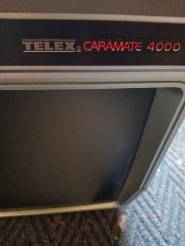 VINTAGE TELEX CARAMATE 4000 1986 MODEL SLIDE VIEWER AND PROJECTOR