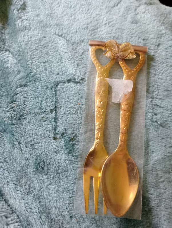 SOUVENIER  SMALL SPOON AND FORK