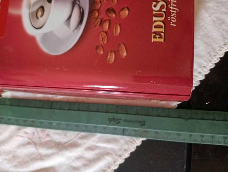 EDUSCHO ROSTFREI COFFEE TIN