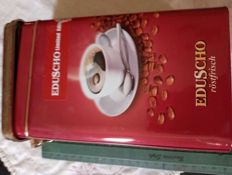 EDUSCHO ROSTFREI COFFEE TIN