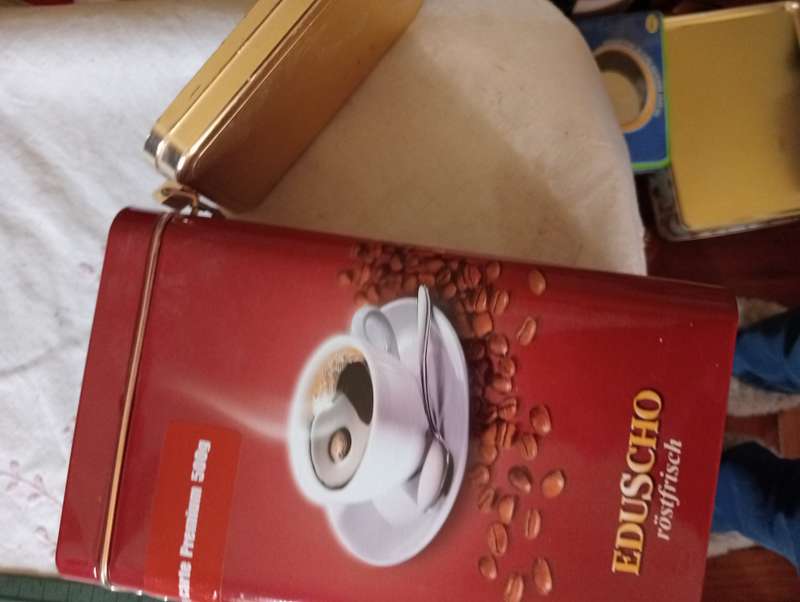 EDUSCHO ROSTFREI COFFEE TIN