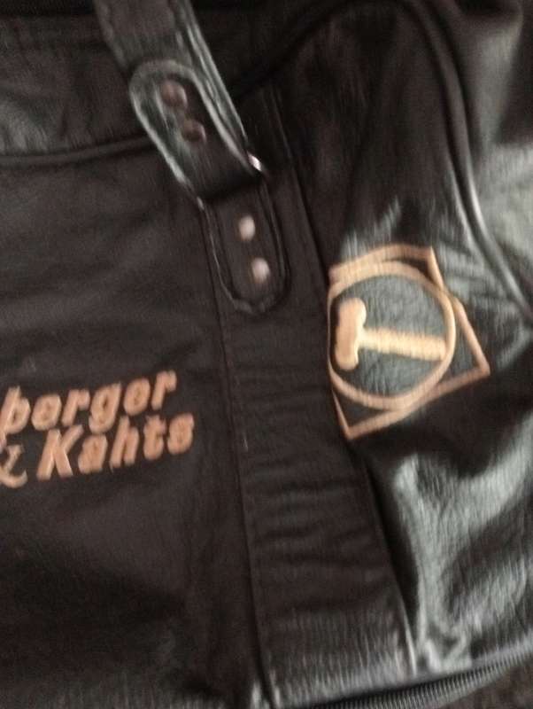 VINTAGE ELLENBERGER AND KAHTS LEATHER BAG