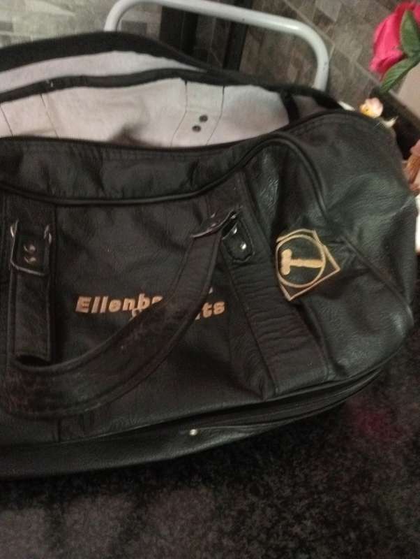 VINTAGE ELLENBERGER AND KAHTS LEATHER BAG
