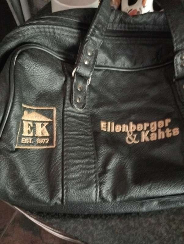 VINTAGE ELLENBERGER AND KAHTS LEATHER BAG