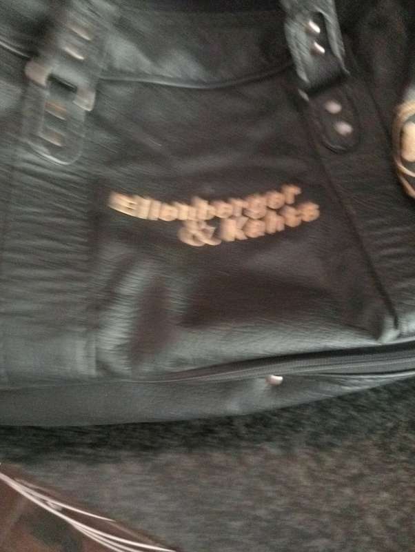 VINTAGE ELLENBERGER AND KAHTS LEATHER BAG
