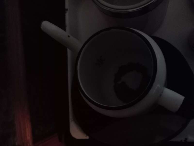 VINTAGE ENAMEL TEAPOT