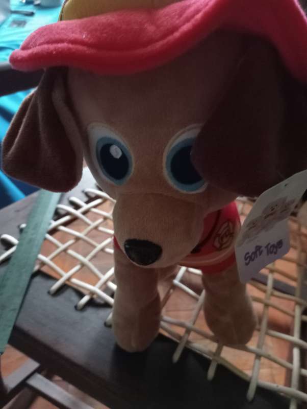 VINTAGE STUFFED FEDERAL DOG  BY SOFT TOYS