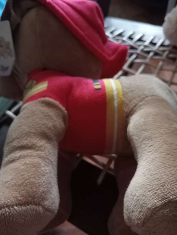 VINTAGE STUFFED FEDERAL DOG  BY SOFT TOYS