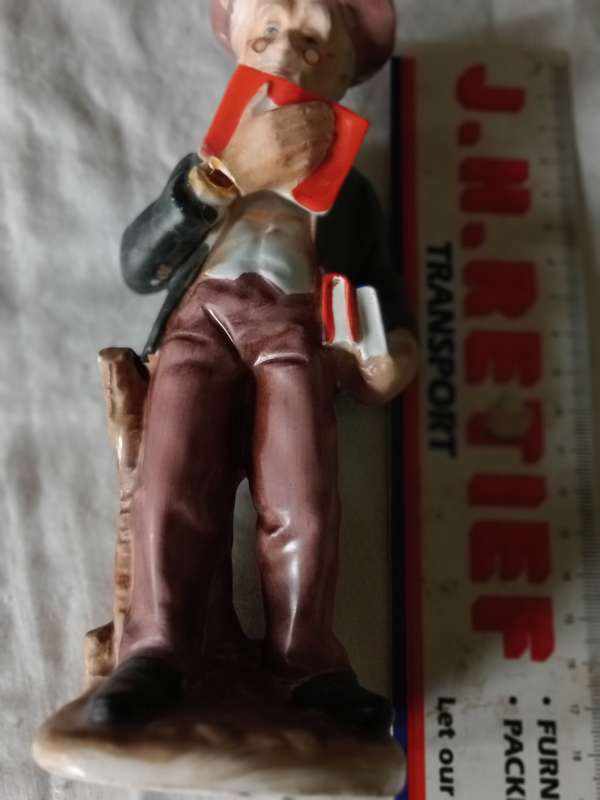VINTAGE GRANDPA READING ORNAMENT