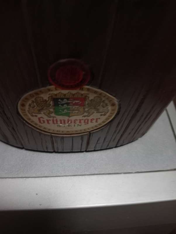 VINTAGE GRUNBERGER WOODEN BEER BUCKET