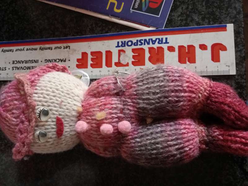 VINTAGE HANDMADE STUFFED DOLL