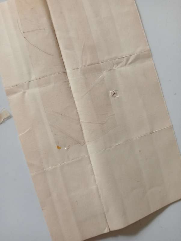ANTIQUE DOCUMENT  RECEIPT OF RENT  FOR HALF YEAR  FOR AM KRUGER YEAR 1897