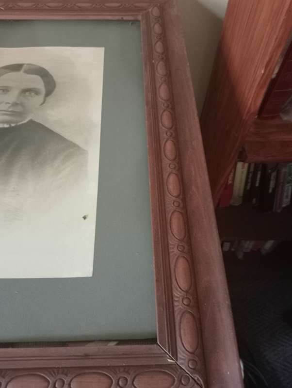 ANTIQIE 1920 FRAME WITH PAUL KRUGER PHOTO