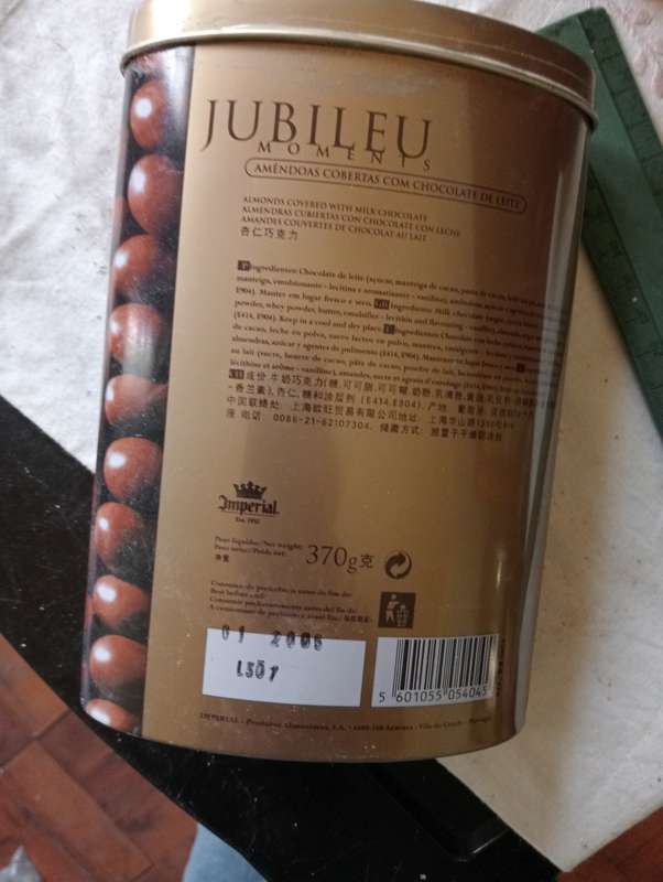 VINTAGE JUBILEU MOMENTS TIN