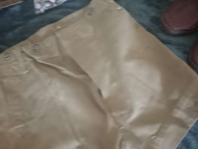 VINTAGE VOORTREKKER  KIDS LEATHER SHOES AND TROUSERS