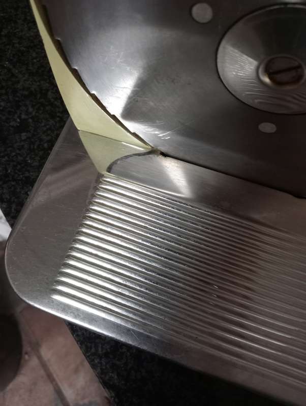 VINTAGE PINEWARE LIGHT YELLOW BREADSLICER