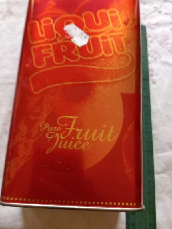 VINTAGE LIQU  FRUIT TIN