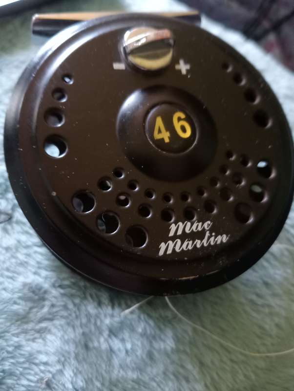 Vintage mac martin fly fishing reel