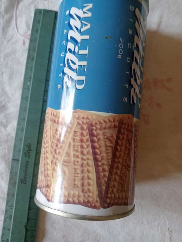 VINTAGE MALTED MILK BISCUIT TIN