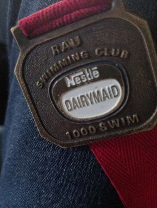 VINTAGE NESTLE SWIMMING  BRONZE MEDAL