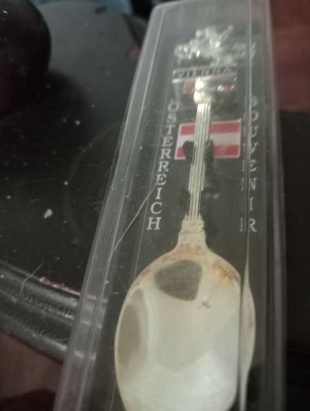 VINTAGE VIENNA OSTEREICH  SILVERPLATED SPOON