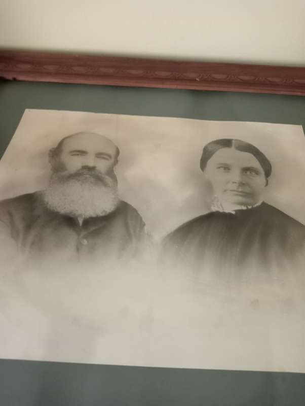 ANTIQIE 1920 FRAME WITH PAUL KRUGER PHOTO