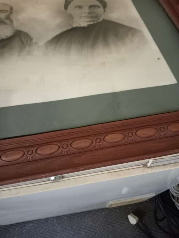 ANTIQIE 1920 FRAME WITH PAUL KRUGER PHOTO