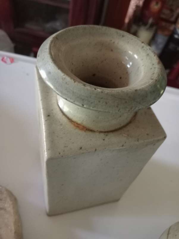 VINTAGE POTTERY GLAZED VASE