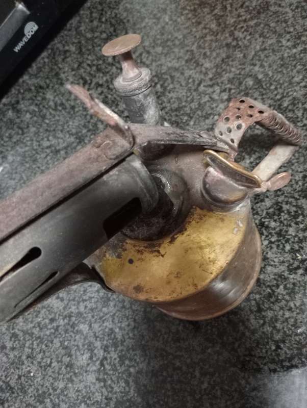 ANTIQUE BRASS PRIMUS 633 BLOW LAMP TORCH MADE IN SWEDEN