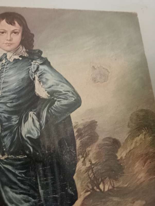 VINTAGE PRINT ON HARDBOARD