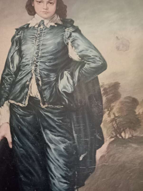 VINTAGE PRINT ON HARDBOARD