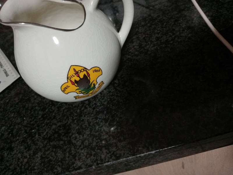 VINTAGE RAJAH POTTERY PITCHER