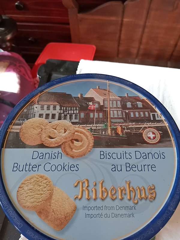 VINTAGE RIBERHUS DANISH BUTTER COOKIES